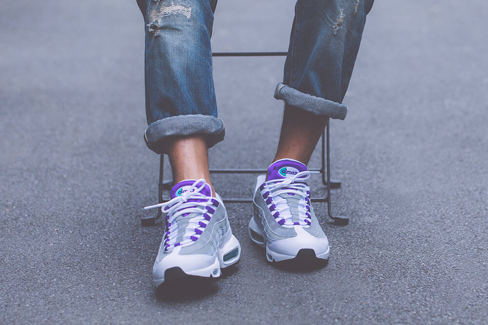 Nike Wmns Air Max 95 Grape Retro 2018 WAVE