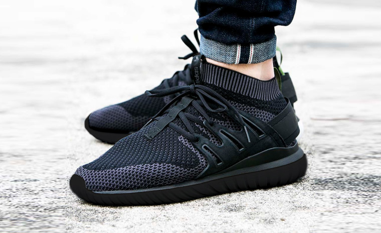adidas tubular nova pk black