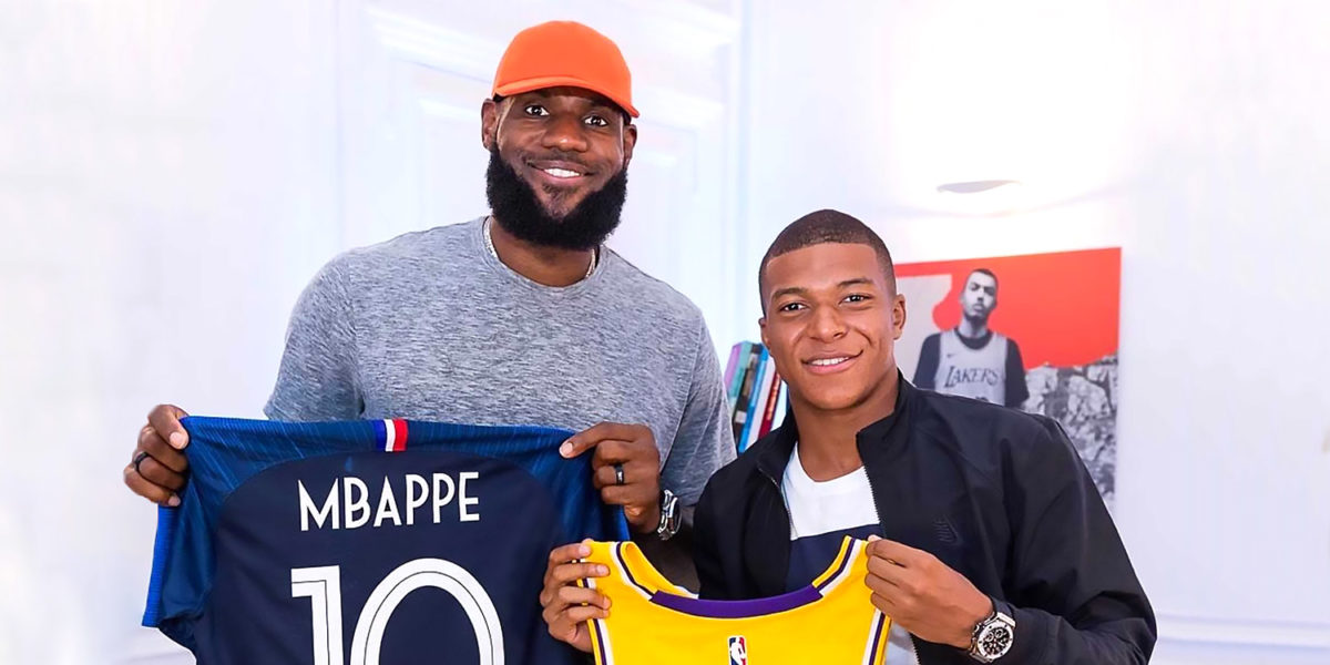 Kylian Mbappé et Lebron James dévoilent leur première collaboration - WAVE®