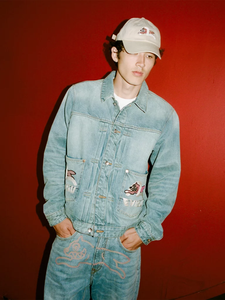 Denim japonais streetwear Cream dévoile collaboration avec Evisu