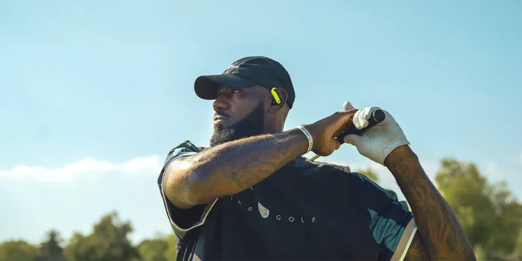 LeBron James golf Beats Powerbeats Pro 2 Nike